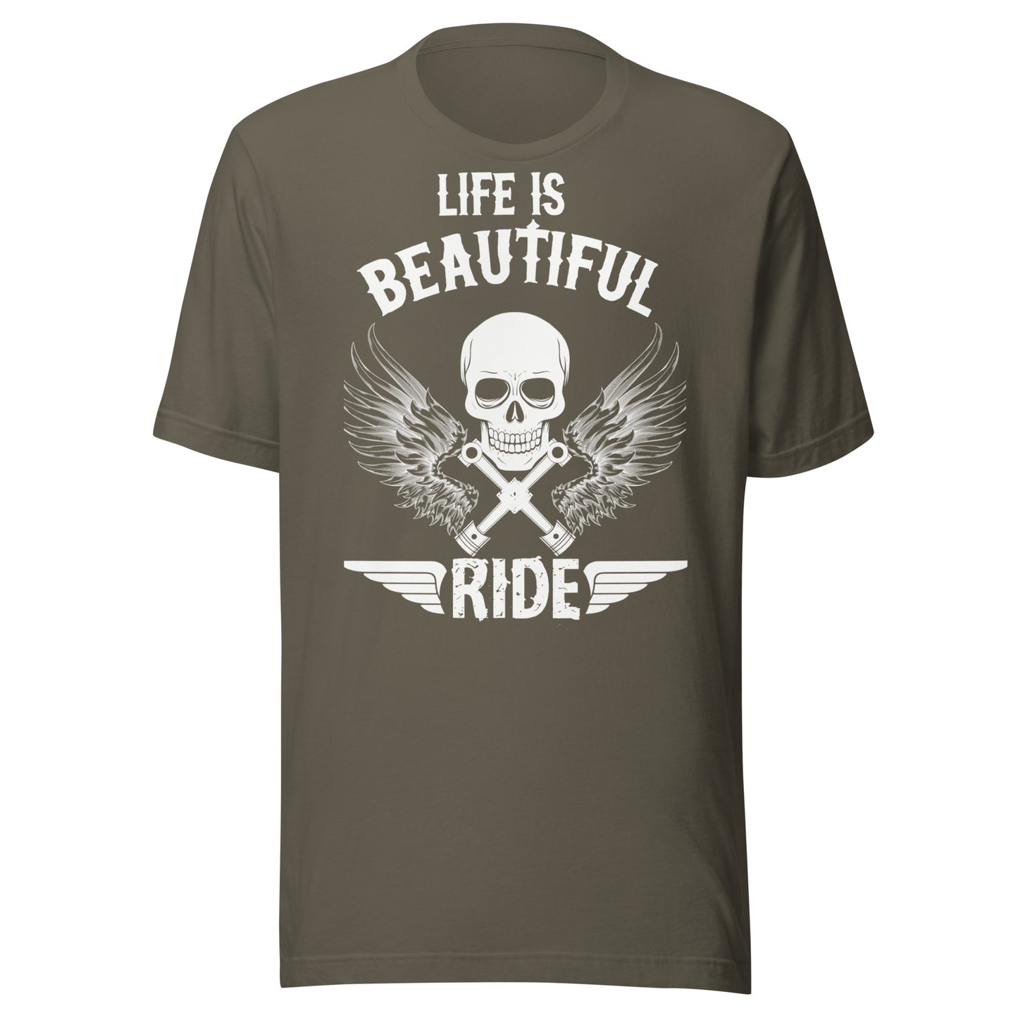 LIFE IS BEAUTIFUL RIDE T-Shirt || M-T NovelT's