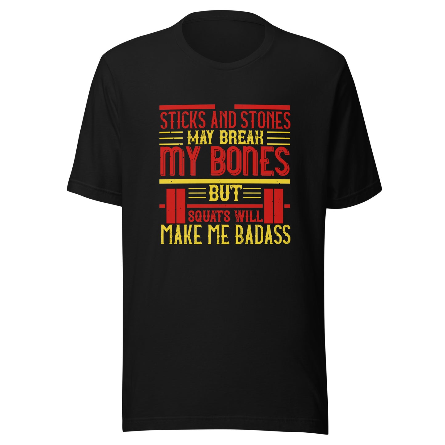 SQUATS MAKE ME A BADA$$ T-Shirt || M-T NovelT's