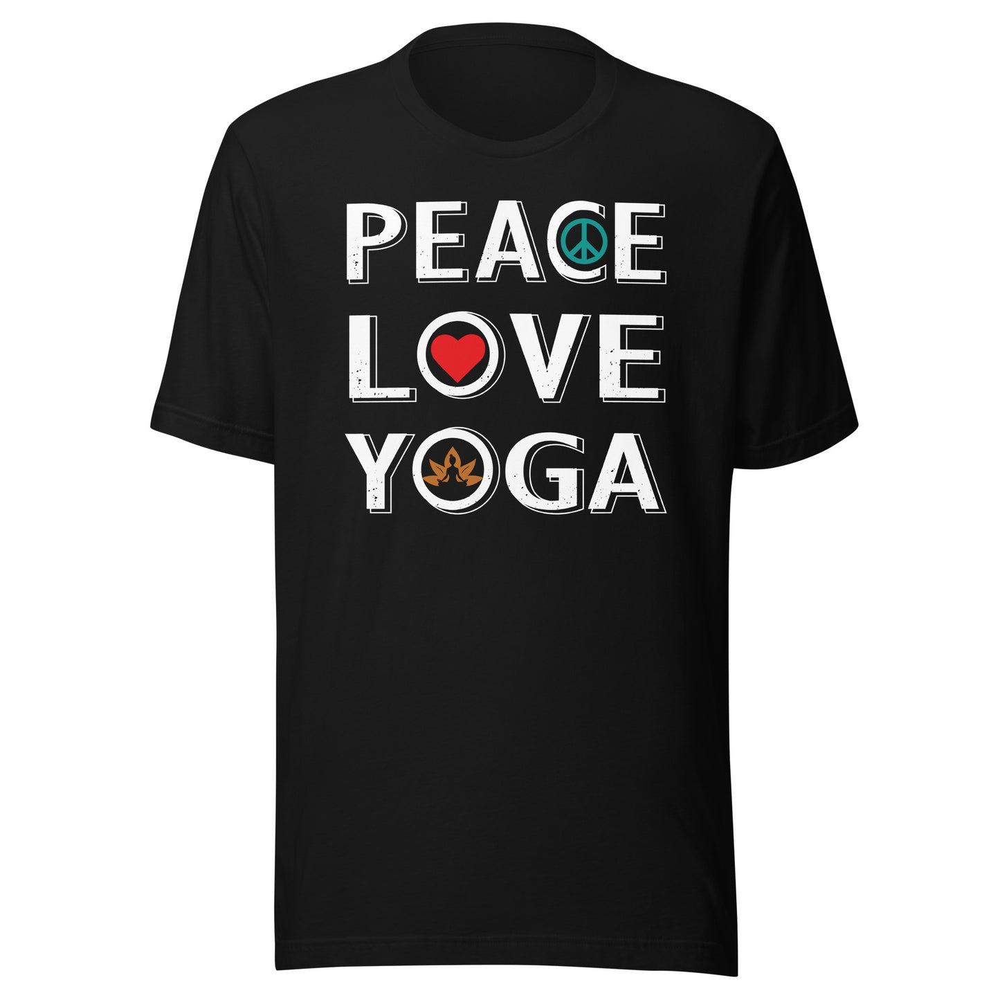 PEACE LOVE YOGA T-Shirt || M-T NovelT's