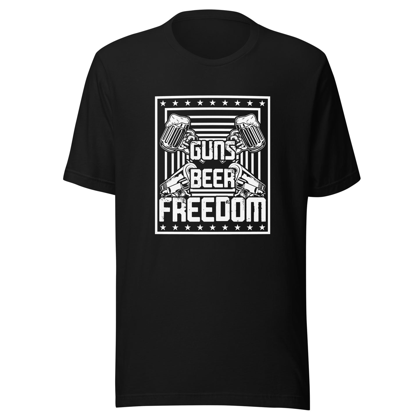 GUNS BEER FREEDOM T-Shirt || M-T NovelT's