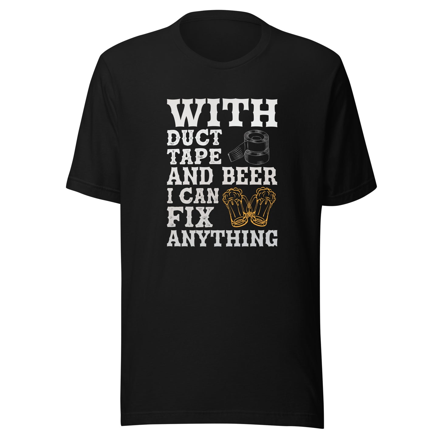 WITH DUCT TAPE AND BEER T-Shirt || M-T NovelT'st