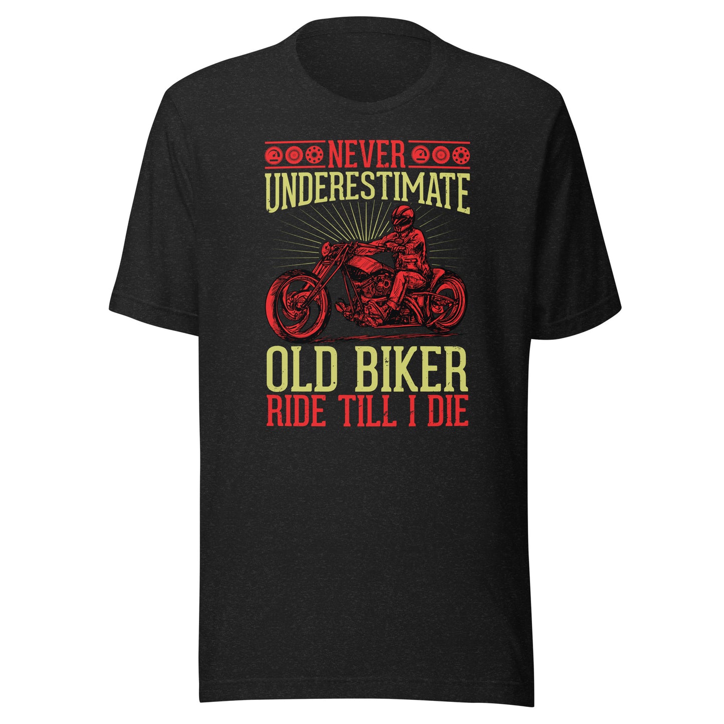 NEVER UNDERESTIMATE OLD BIKER T-Shirt || M-T NovelT's