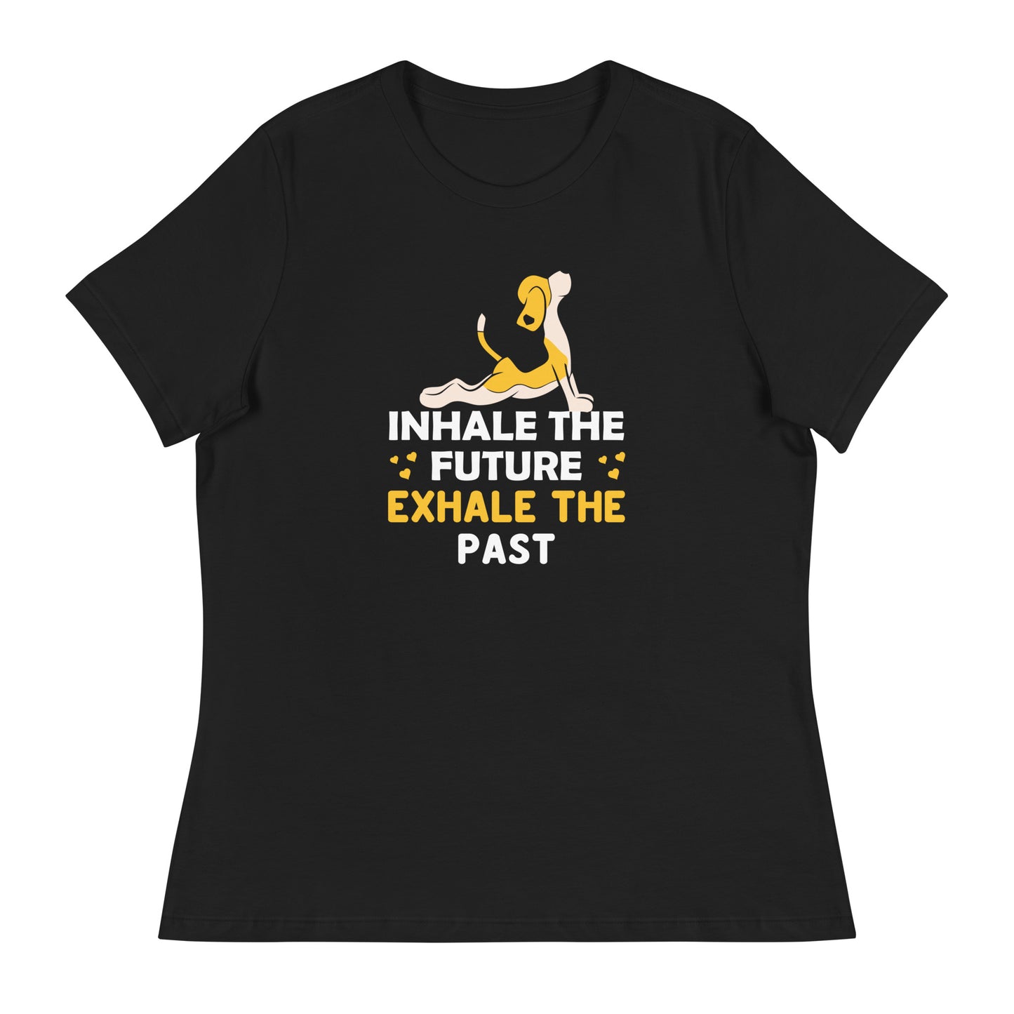 INHALE THE FUTURE EXHALE THE PAST YOGA Women's Relaxed T-Shirt || M-T NovelT's